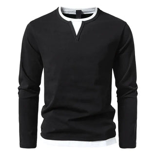 Alwin | Premium Langarmshirt aus gekämmter Baumwolle