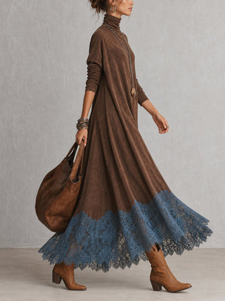 Piera Maxikleid – Seitenansicht