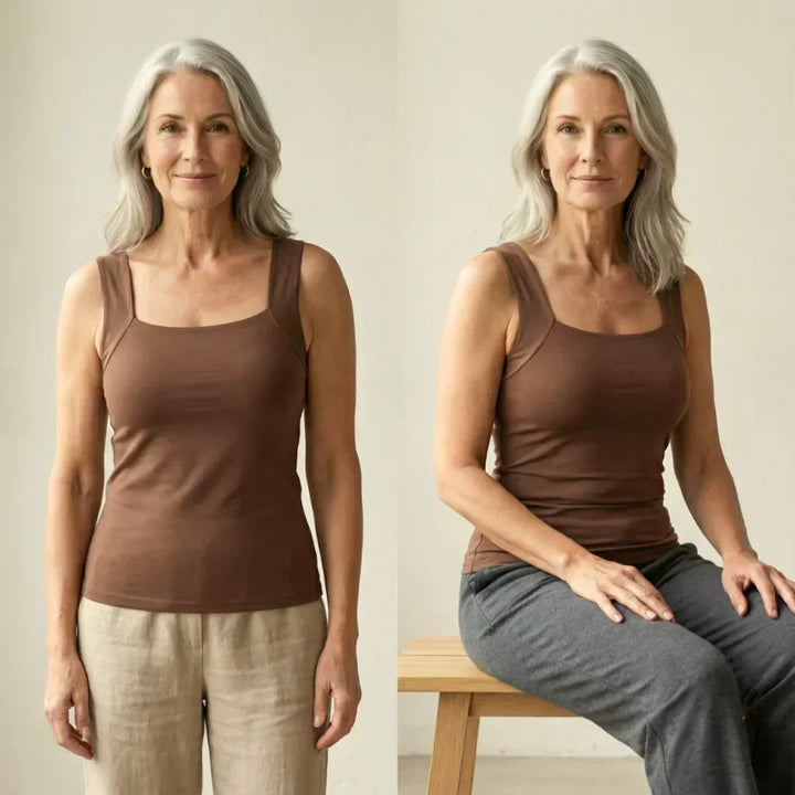 Madeline | Bequemes Tanktop mit integriertem BH