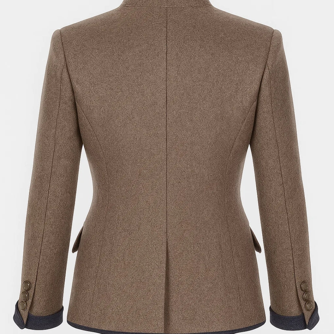 Anja | Elegante Strickjacke mit hohem Kragen