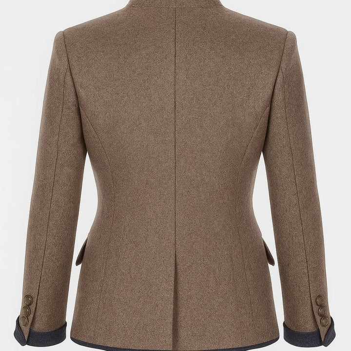 Anja | Elegante Strickjacke mit hohem Kragen