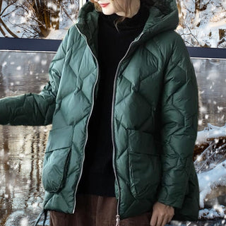 Berta-Marie | Elegante Winterjacke mit Kapuze