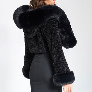 Agnes | Luxuriöse Kunstfell-Jacke