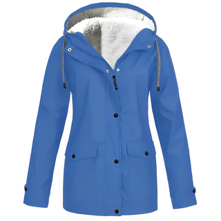 Grete-Marie | Regenjacke mit warmem Futter und verstellbarer Kapuze