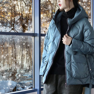 Berta-Marie | Elegante Winterjacke mit Kapuze