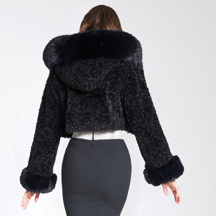 Agnes | Luxuriöse Kunstfell-Jacke
