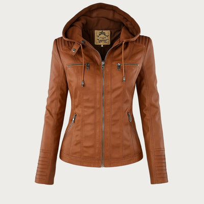 Flavia | Robuste und elegante Lederjacke