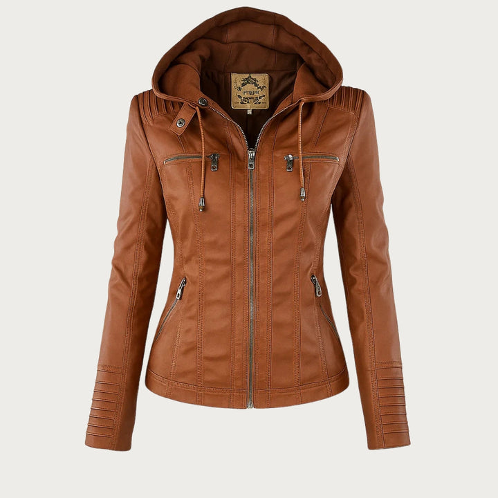 Flavia | Robuste und elegante Lederjacke
