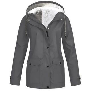 Grete-Marie | Regenjacke mit warmem Futter und verstellbarer Kapuze