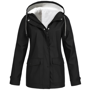 Grete-Marie | Regenjacke mit warmem Futter und verstellbarer Kapuze