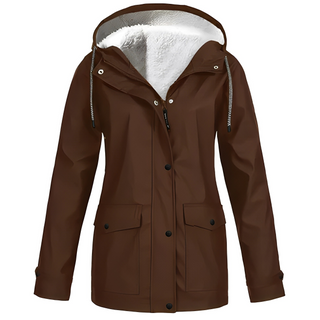 Grete-Marie | Regenjacke mit warmem Futter und verstellbarer Kapuze