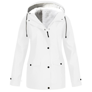 Grete-Marie | Regenjacke mit warmem Futter und verstellbarer Kapuze