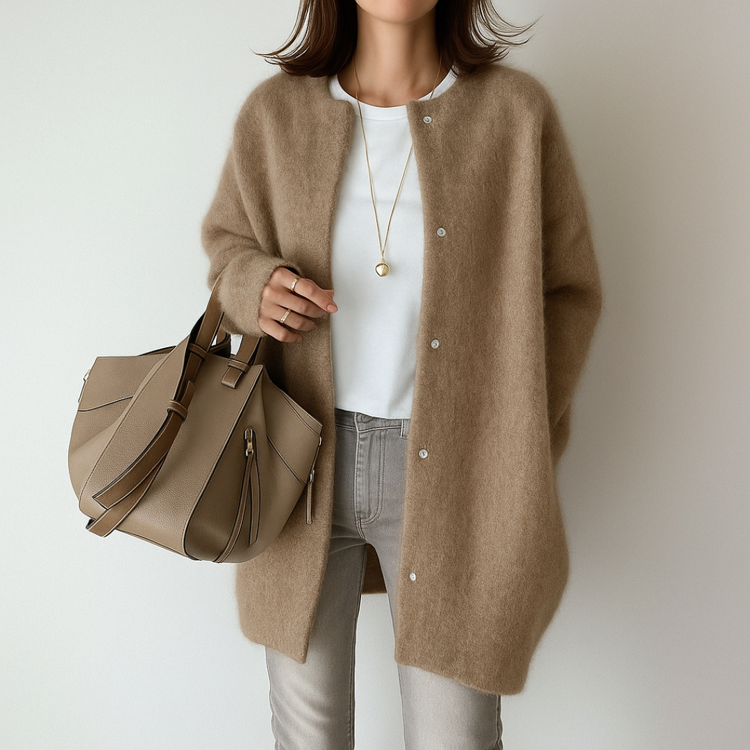 Silvia | Warme und stilvolle Strickjacke