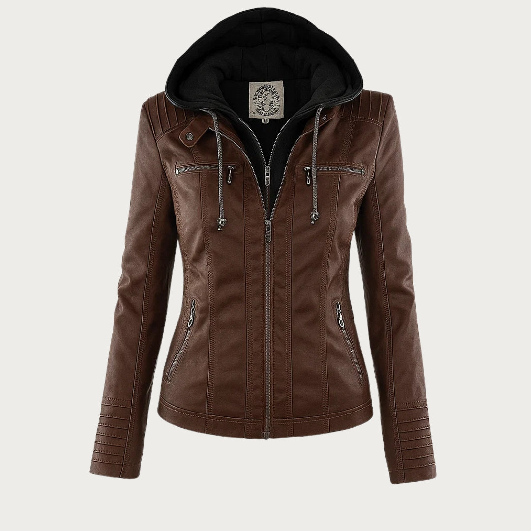 Flavia | Robuste und elegante Lederjacke