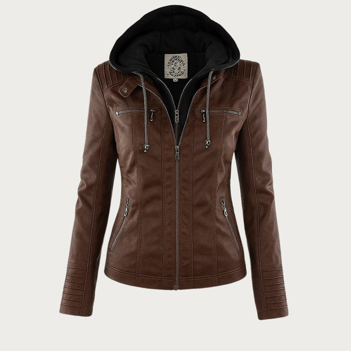 Flavia | Robuste und elegante Lederjacke