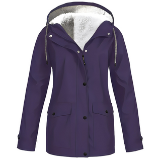 Grete-Marie | Regenjacke mit warmem Futter und verstellbarer Kapuze