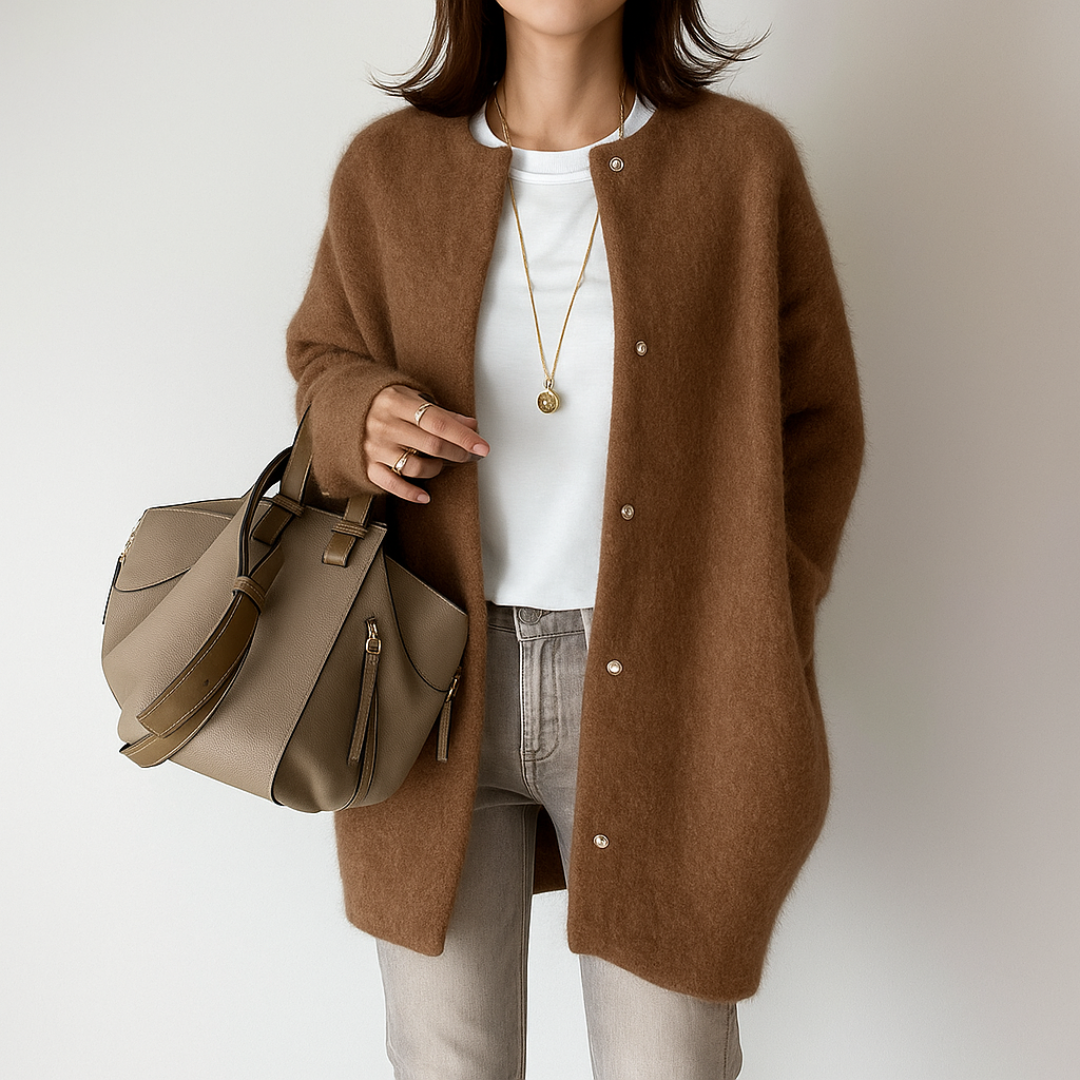 Silvia | Warme und stilvolle Strickjacke