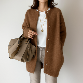Silvia | Warme und stilvolle Strickjacke