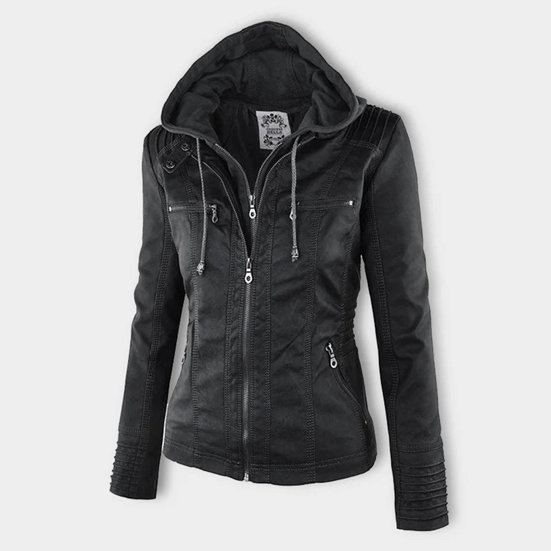 Flavia | Robuste und elegante Lederjacke