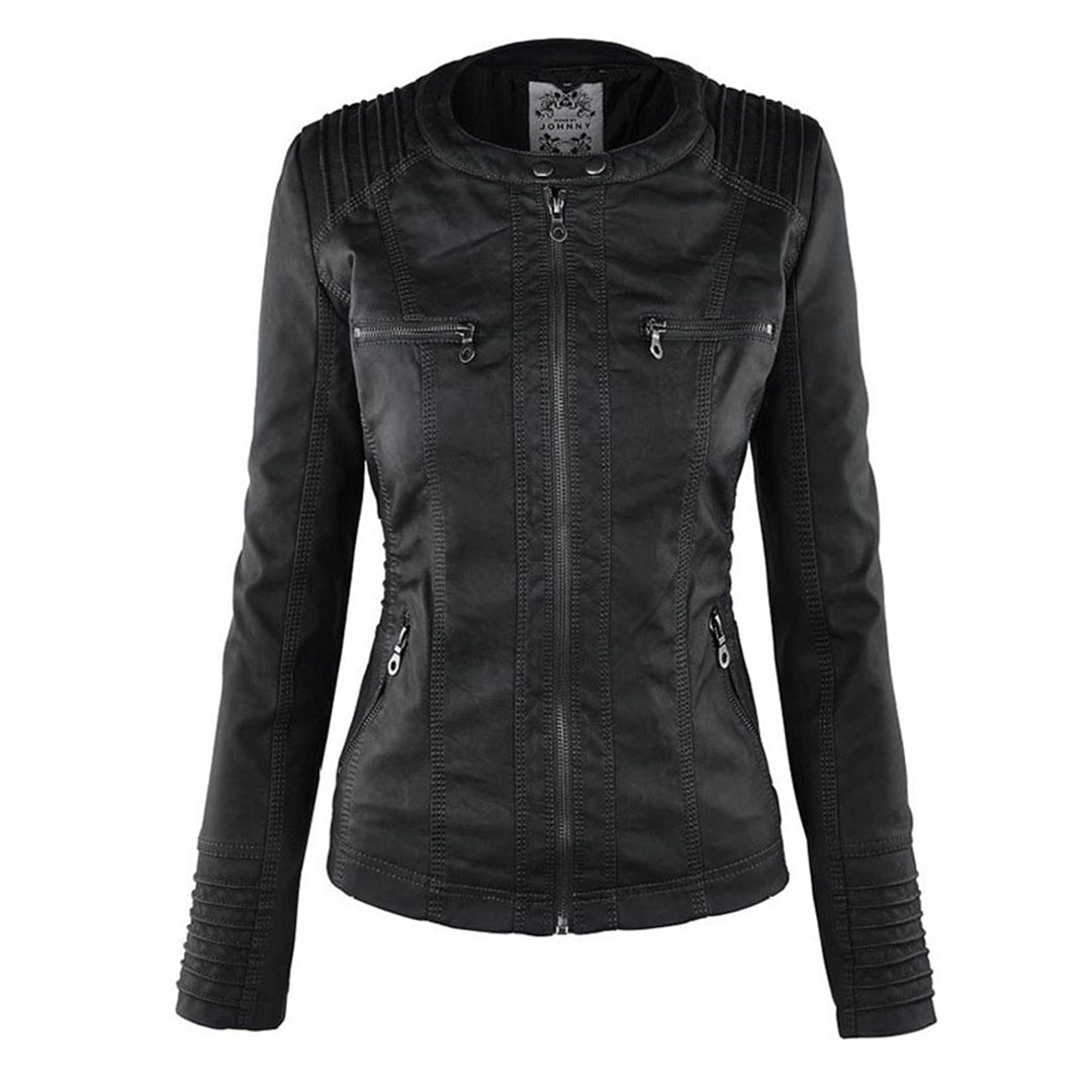 Flavia | Robuste und elegante Lederjacke