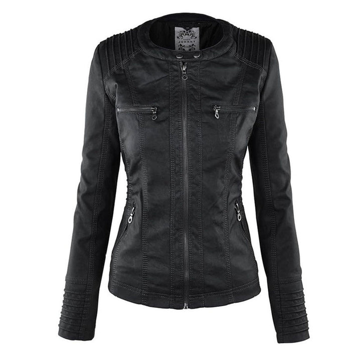 Flavia | Robuste und elegante Lederjacke