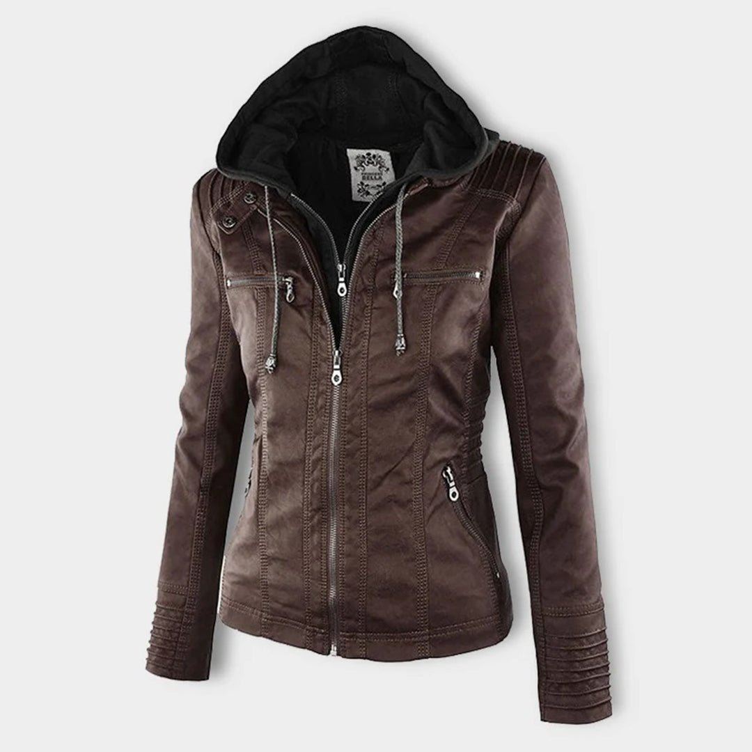 Flavia | Robuste und elegante Lederjacke
