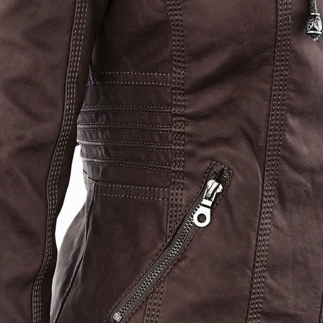 Flavia | Robuste und elegante Lederjacke