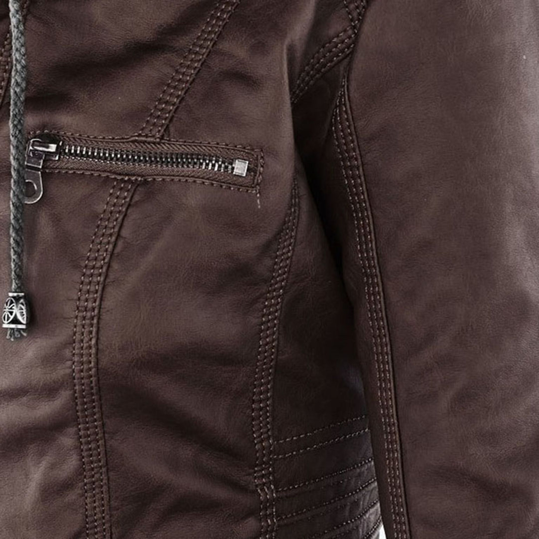 Flavia | Robuste und elegante Lederjacke