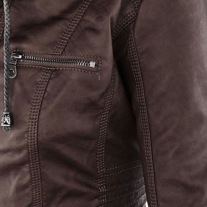 Flavia | Robuste und elegante Lederjacke