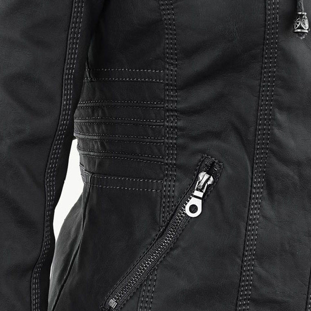 Flavia | Robuste und elegante Lederjacke