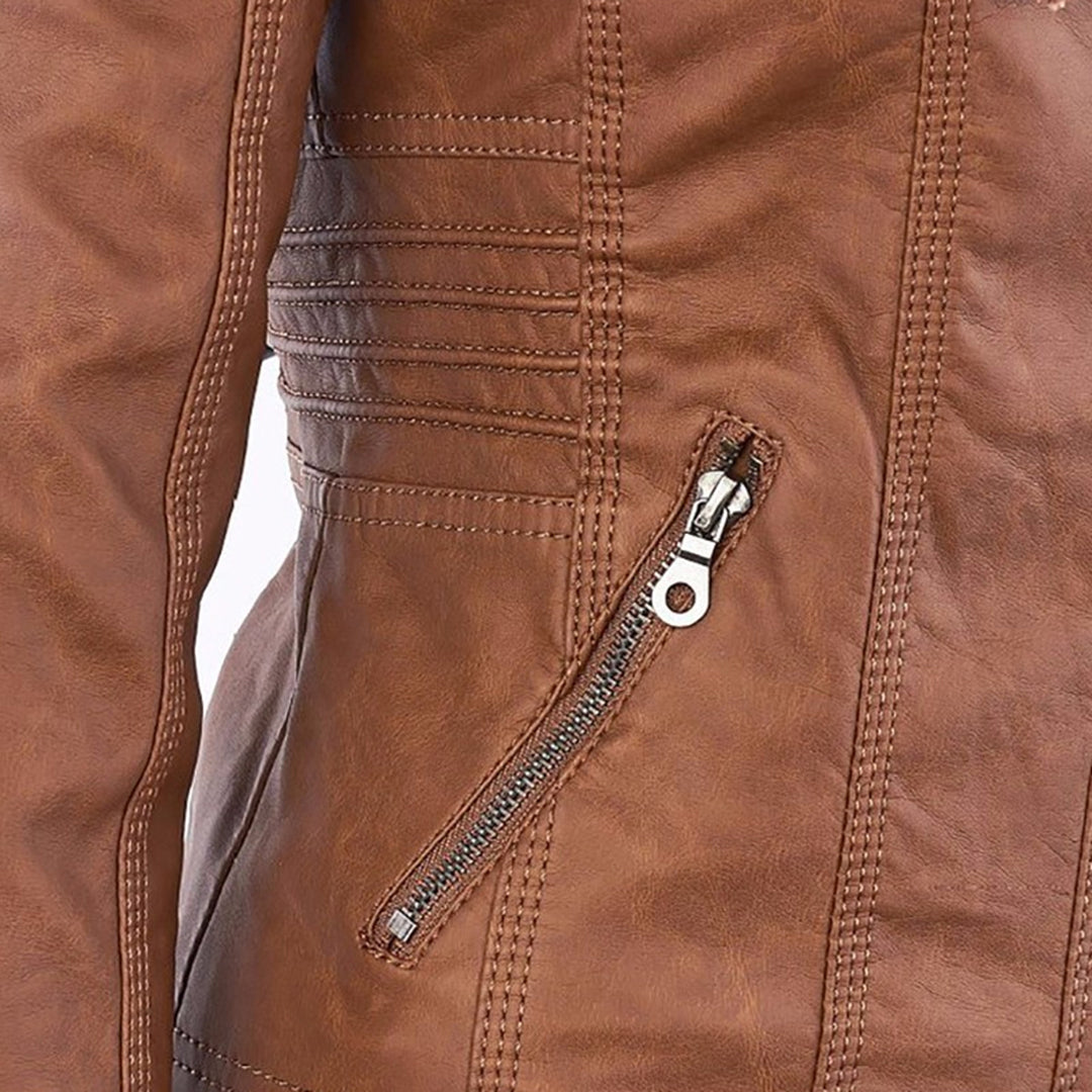 Flavia | Robuste und elegante Lederjacke