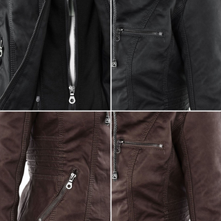 Flavia | Robuste und elegante Lederjacke