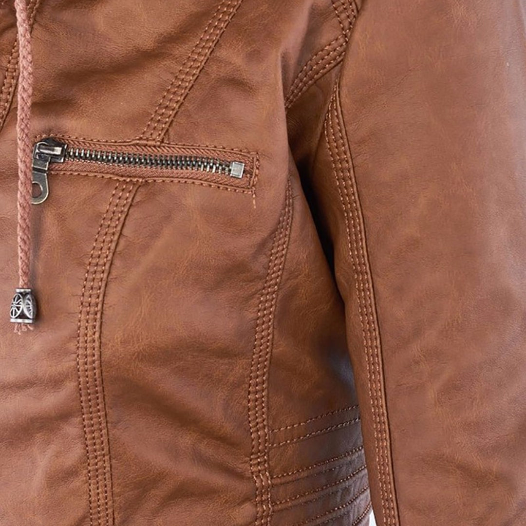 Flavia | Robuste und elegante Lederjacke