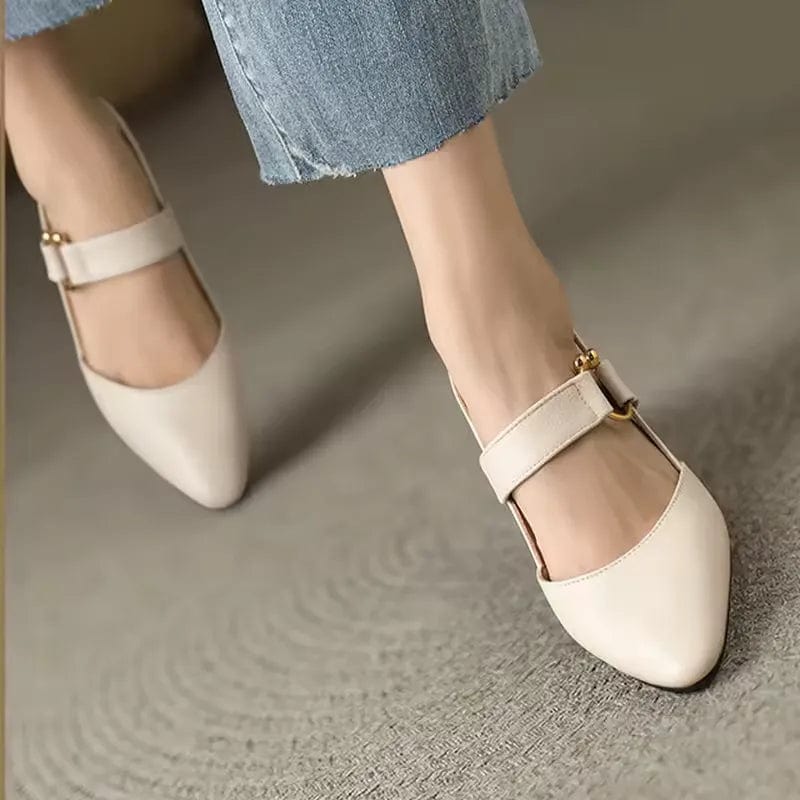 Odile | Pumps mit Fersenriemen und kleinem Absatz