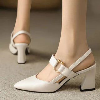 Odile | Pumps mit Fersenriemen und kleinem Absatz