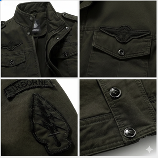 Marcel | Strukturierte Militärjacke