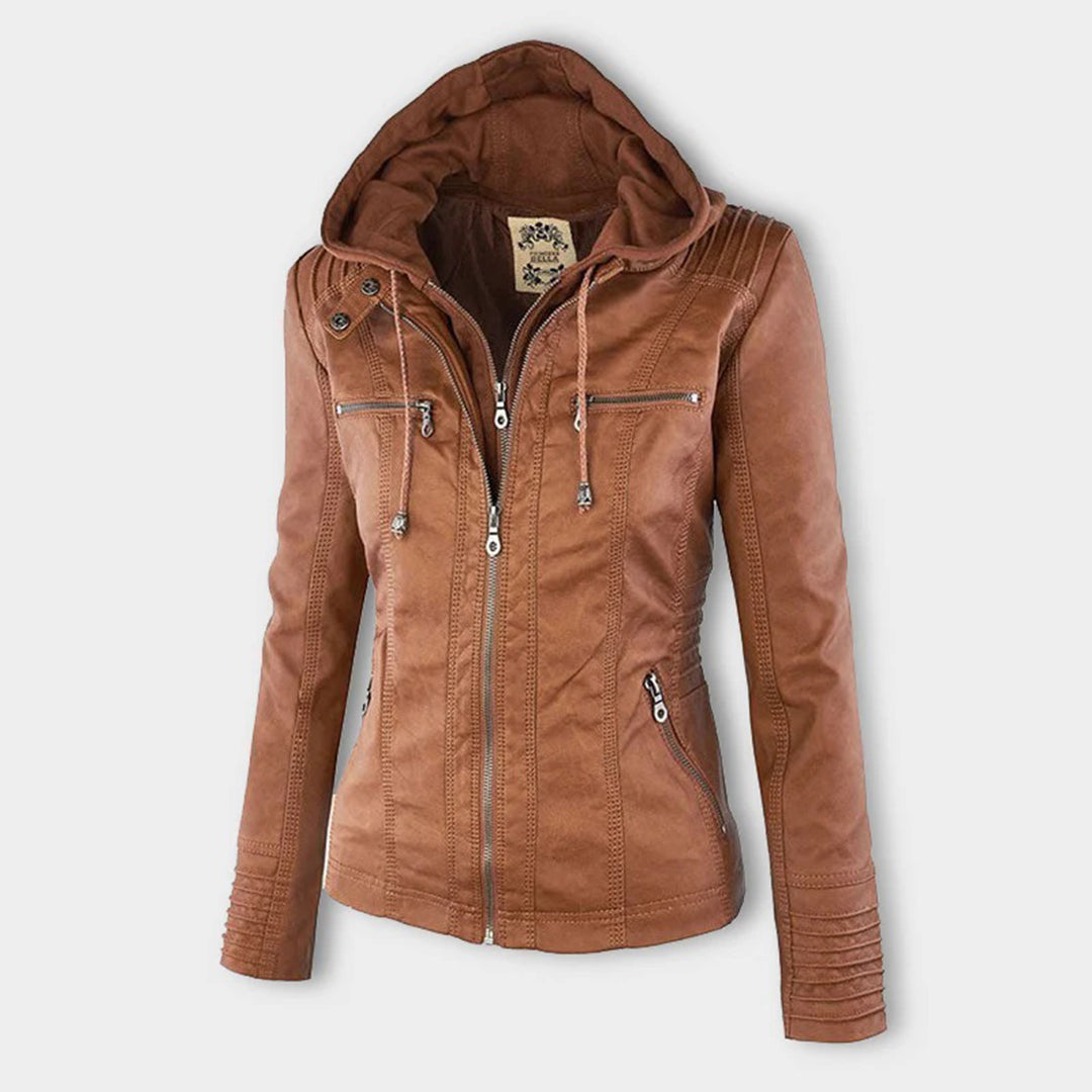 Flavia | Robuste und elegante Lederjacke