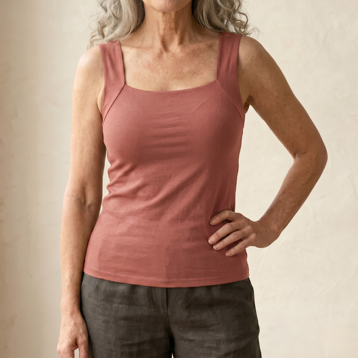 Madeline | Bequemes Tanktop mit integriertem BH