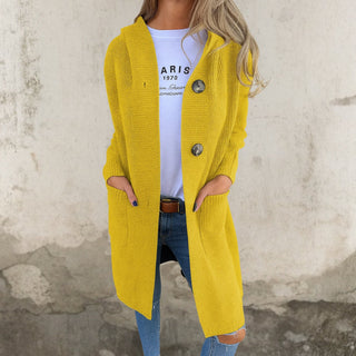 Paula | Elegante lange Strickjacke