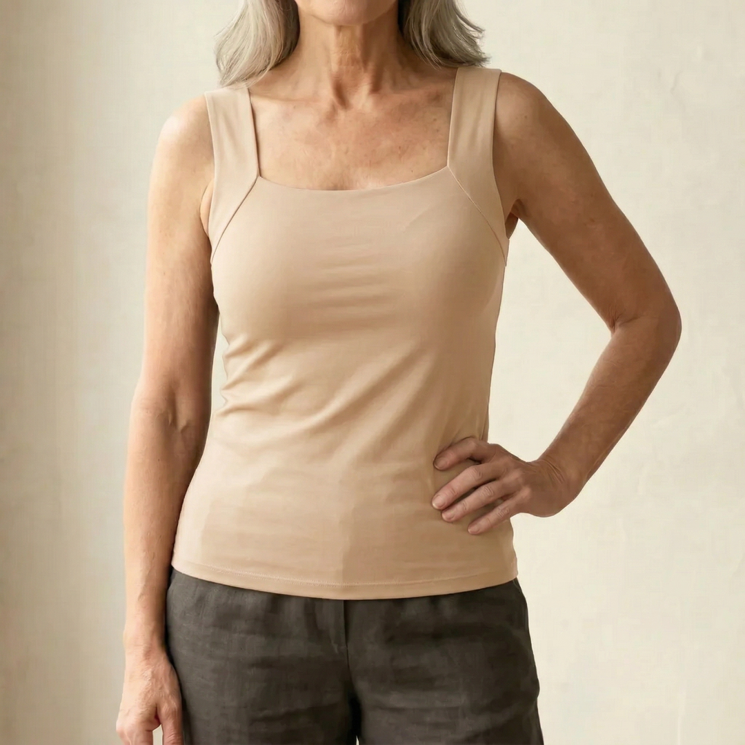Madeline | Bequemes Tanktop mit integriertem BH
