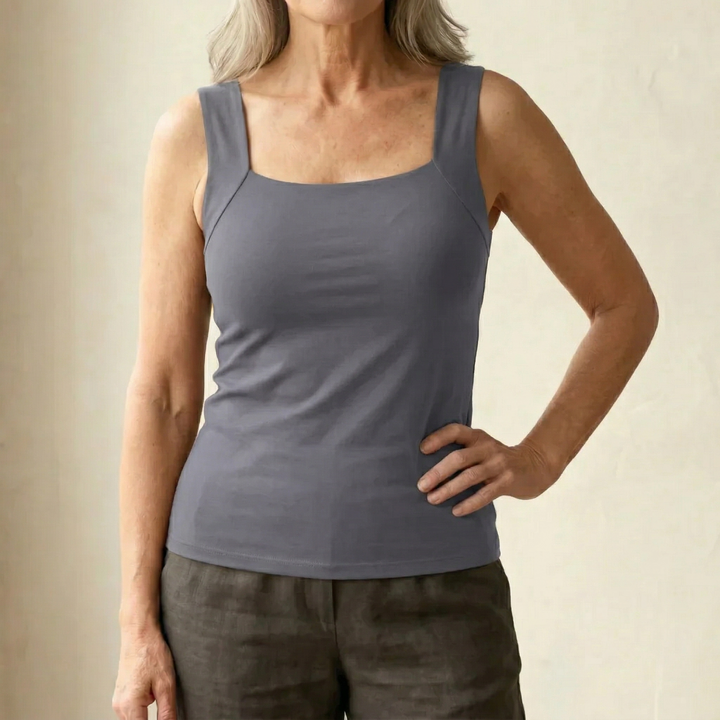 Madeline | Bequemes Tanktop mit integriertem BH