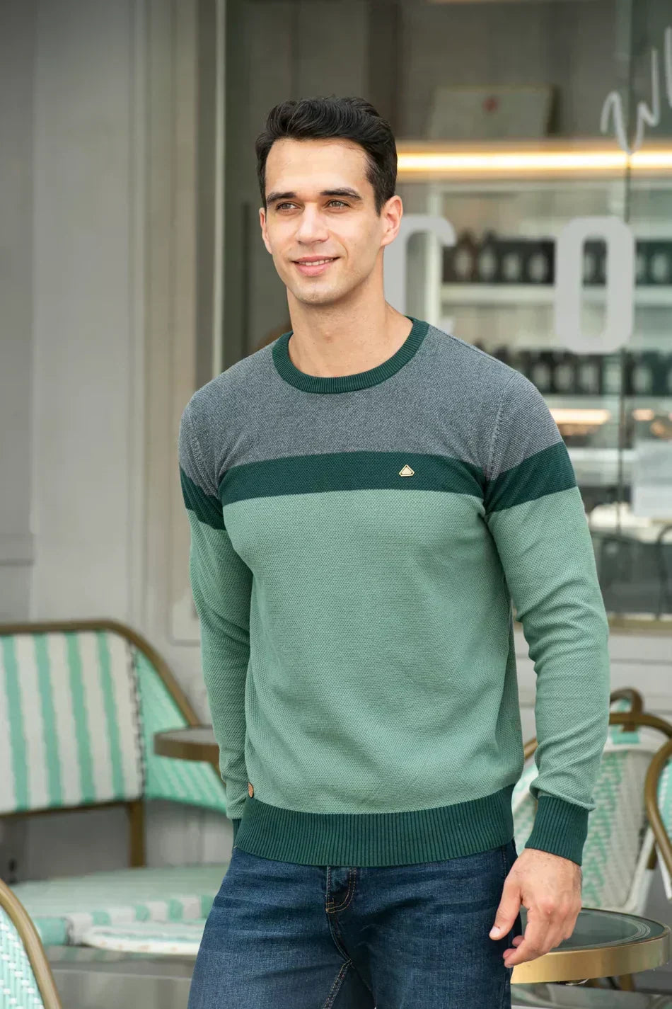 Norwin | Herren-Cardigan mit Rundhals