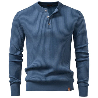 Paul | Lässiges Winter-Poloshirt mit Knöpfen