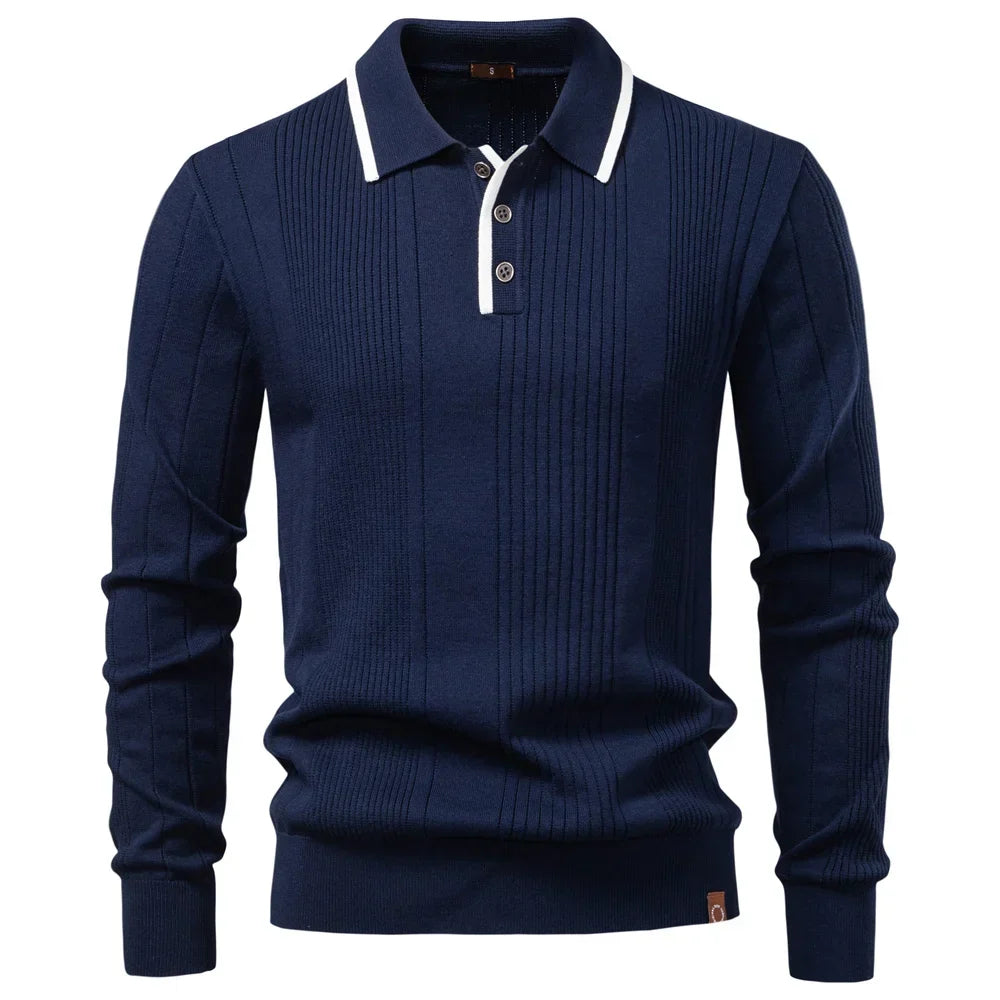 Marius | Herren Winter-Poloshirt