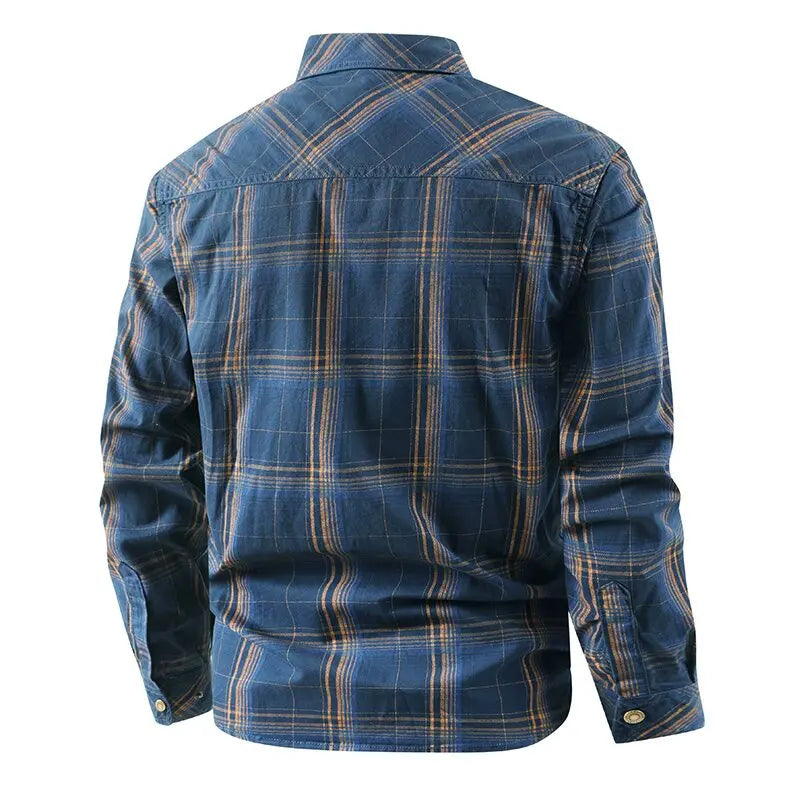 Friedhelm | Winter-Overshirt aus Baumwolle