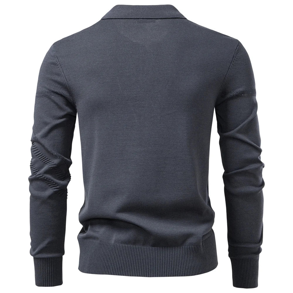 Benno | Lässiges Winter-Poloshirt