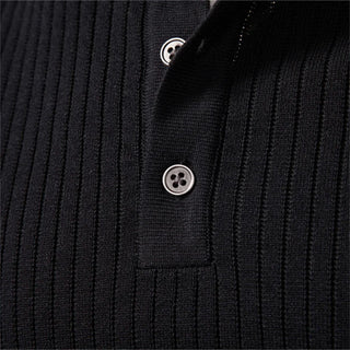 Paul | Lässiges Winter-Poloshirt mit Knöpfen