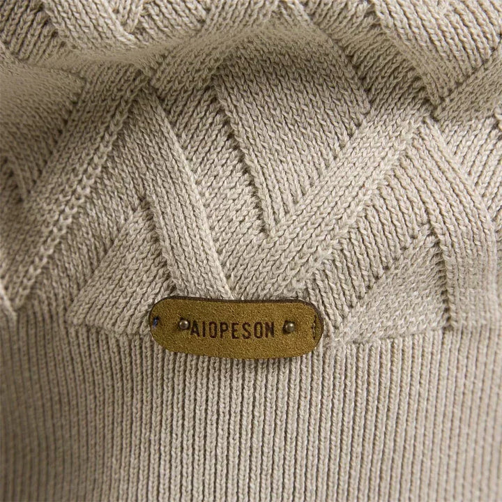 Theodor | Herrenpullover mit Rautenmuster