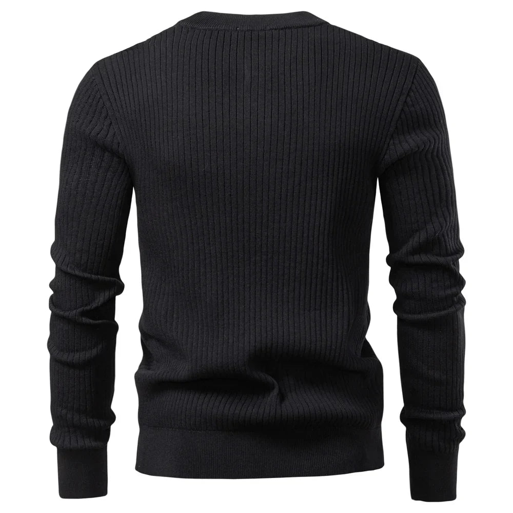 Paul | Lässiges Winter-Poloshirt mit Knöpfen