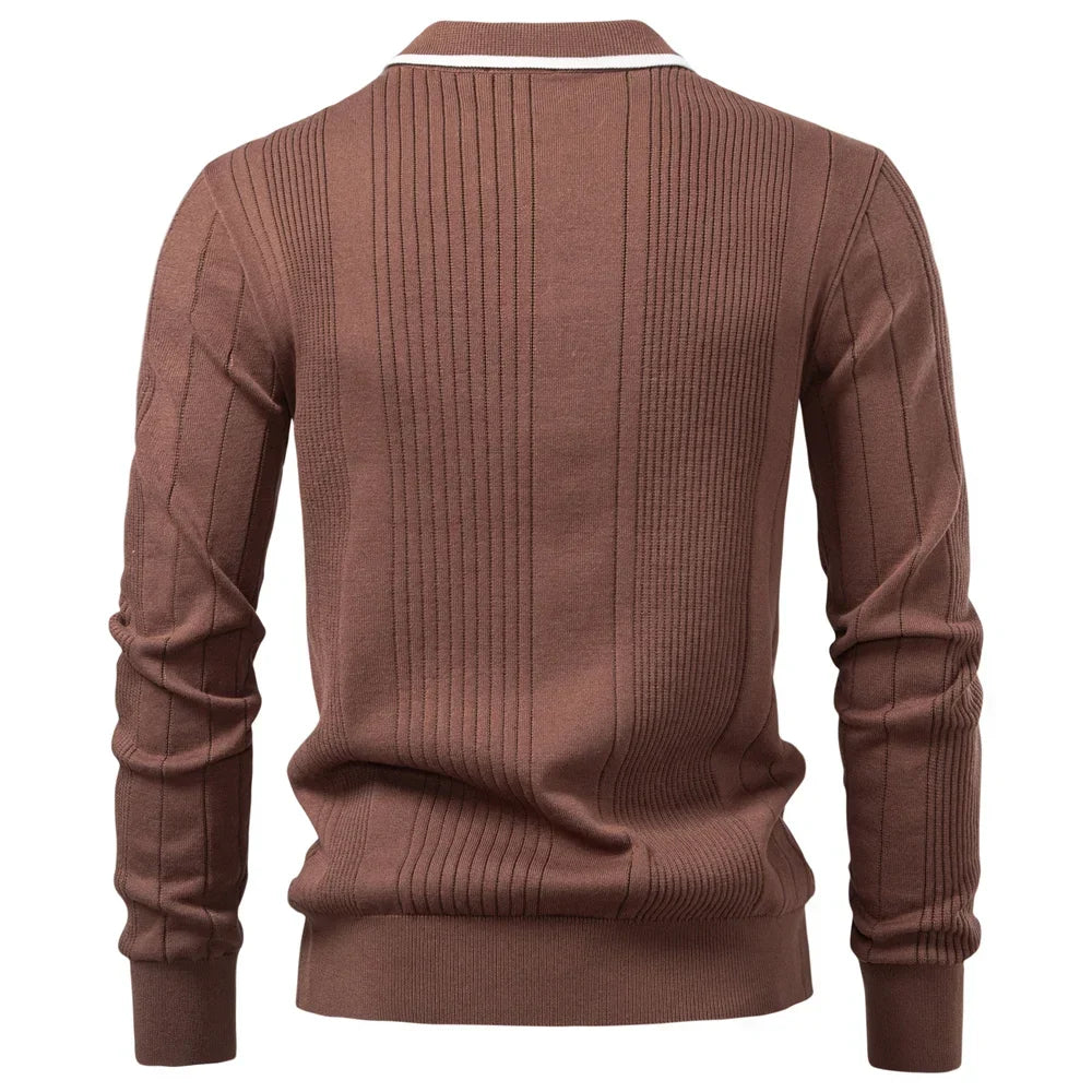 Marius | Herren Winter-Poloshirt
